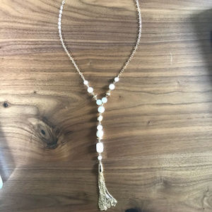 Dangly statement necklace